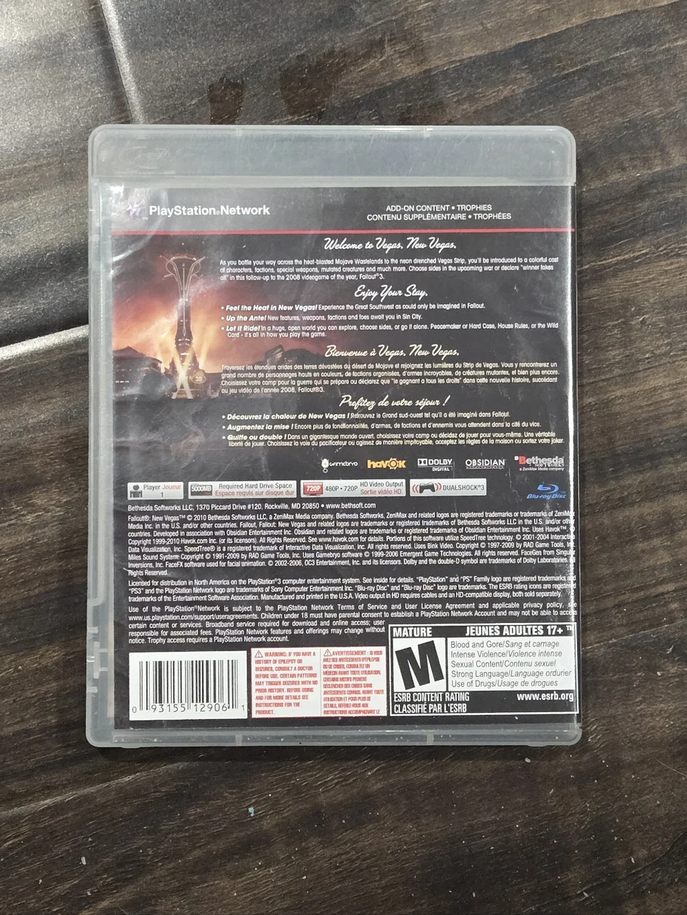 Fallout New Vegas Playstation 3  CIB - Picture 2 of 4
